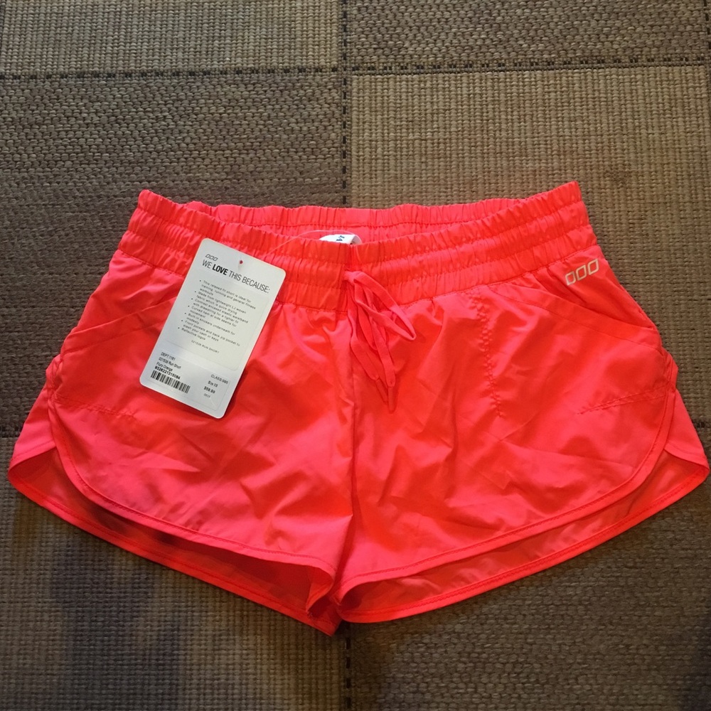 Bright Orange Lorna Jane Running Shorts